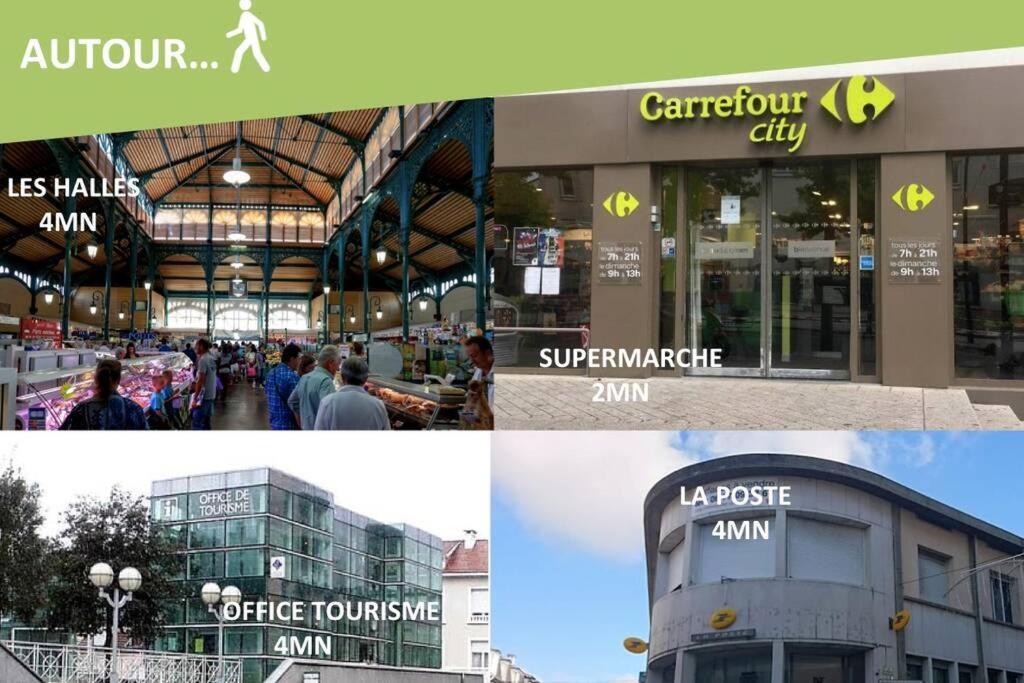 Le Montferrat - 65M2 - 2 Chambres - Rue De La Grotte - Hyper Centre Lourdes Zewnętrze zdjęcie